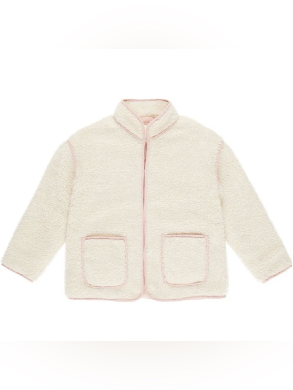 Rylee + Cru Natural Shearling Jacket